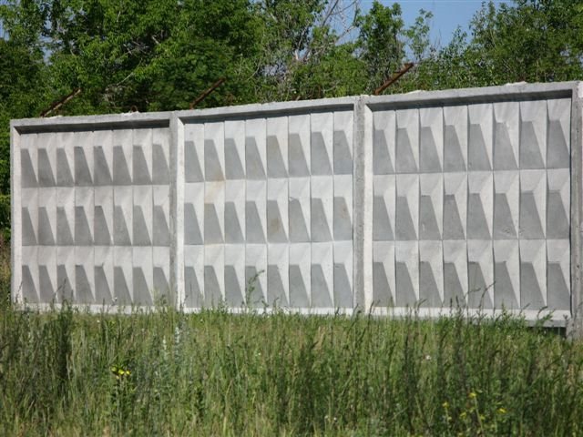 Плиты забора
